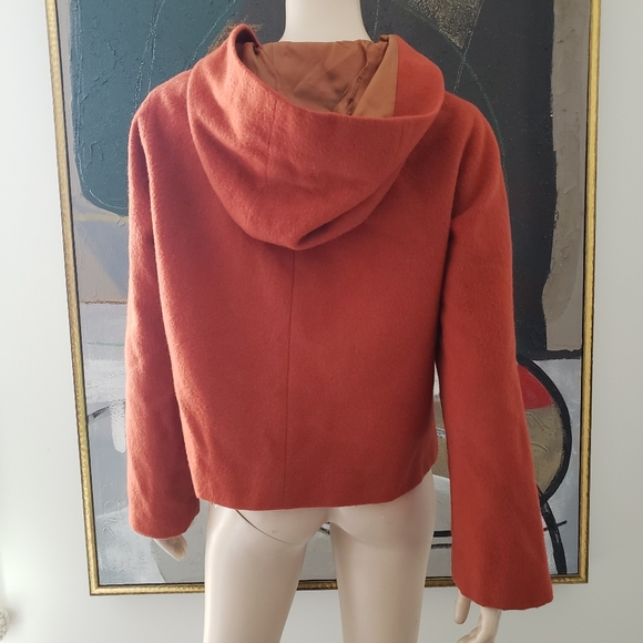 Studio Jax | Wool-blend Hooded Duffle Jacket - Picture 4 of 13